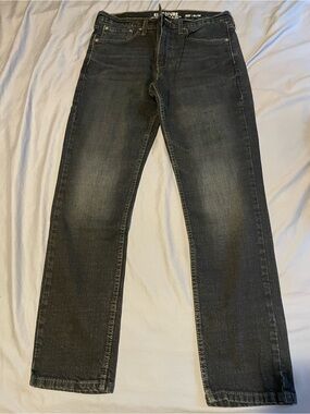Signature Men’s Straight Jeans in Faded Black
